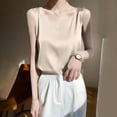 thumbnail image 2 of Turilly Womens Sleeveless Satin V-Neck Tanks Fashion Ladies Casual Solid Color Camisole Summer Tops, 2 of 6