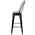 thumbnail image 5 of Tolix Bar Stool Black - Hi Gloss - With Back, 5 of 8
