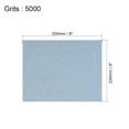 thumbnail image 2 of Uxcell 9" x 11" (230mm x 280mm) 5000 Grits Wet Dry Waterproof Sandpapers 5 Pack, 2 of 5