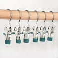 thumbnail image 5 of Clothes Pins, 15 Pack Hanger Hooks, Stainless Steel Laundry Clips, Travel Hangers, Towel Clips, Legging Organizer for Closet Hanging, Space Saving Hanger Clips for Pants, Jeans, Hats, Boot, 5 of 6