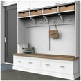 thumbnail image 6 of Hickory Hardware H077848MB-5B 4 in. Karat Double Wall Hook, Matte Black - Pack of 5, 6 of 7