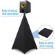 thumbnail image 1 of Compre la cubierta del soporte del altavoz del trípode estirable de tres lados DJ Scrim para bodas, banquetes, eventos, negro LingWen 9024715633477, 1 of 1