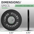 thumbnail image 3 of BalanceFrom Classic Cast Iron Weight Plates, 2-Inch, 2.5-Pound, Set of 4, 3 of 8