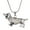 Multicolor, variant on Guodhu Dachshund Weenie Dog Birthstone Necklace Gifts for Women, Crystal Charm Chain Necklaces Jewelry for Dog Lovers