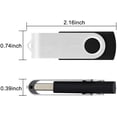thumbnail image 4 of Unidades flash USB de 32 GB Unidad de memoria USB a granel Unidades de memoria USB 2.0 Unidades con cremallera de salto giratorio Rojo Verde, 4 of 5