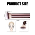 thumbnail image 5 of Professional Angled Foundation Brush Premium Synthetic Kabuki Makeup Brush Bronzer Contour Brush Cosmetic Applicator for Blending Liquid Powder BB Cream Vegan, 5 of 5