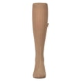thumbnail image 6 of MeMoi Cotton-Rich Fancy Logo and Bow Trimmed Knee Sock - Girls - Female, 2, Brown, 6 of 11