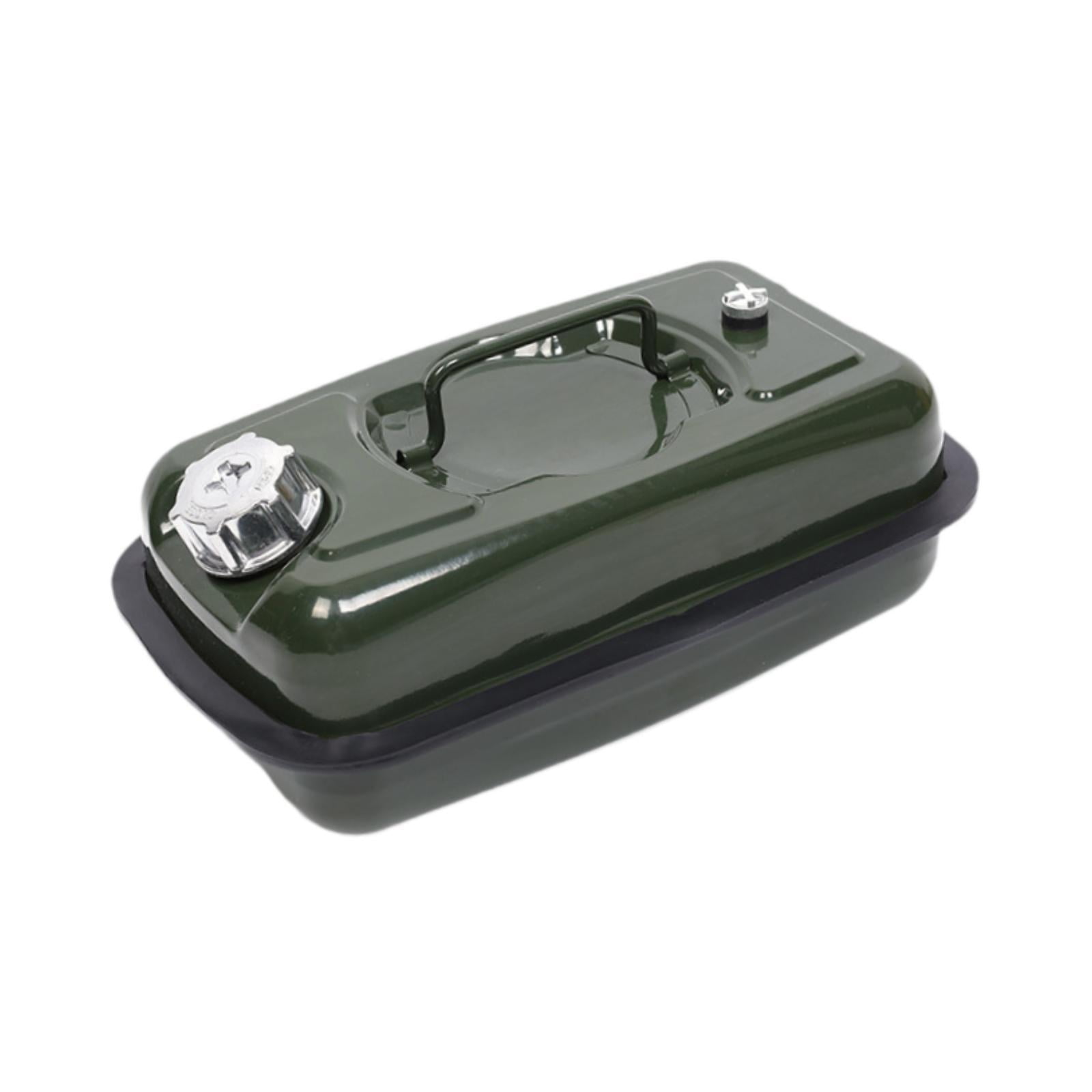 Wzmzjy Motorcycle Seat Fuel Can Tank Multipurpose Liquid Storage Canister for Emergency 3L Aluminum Lid