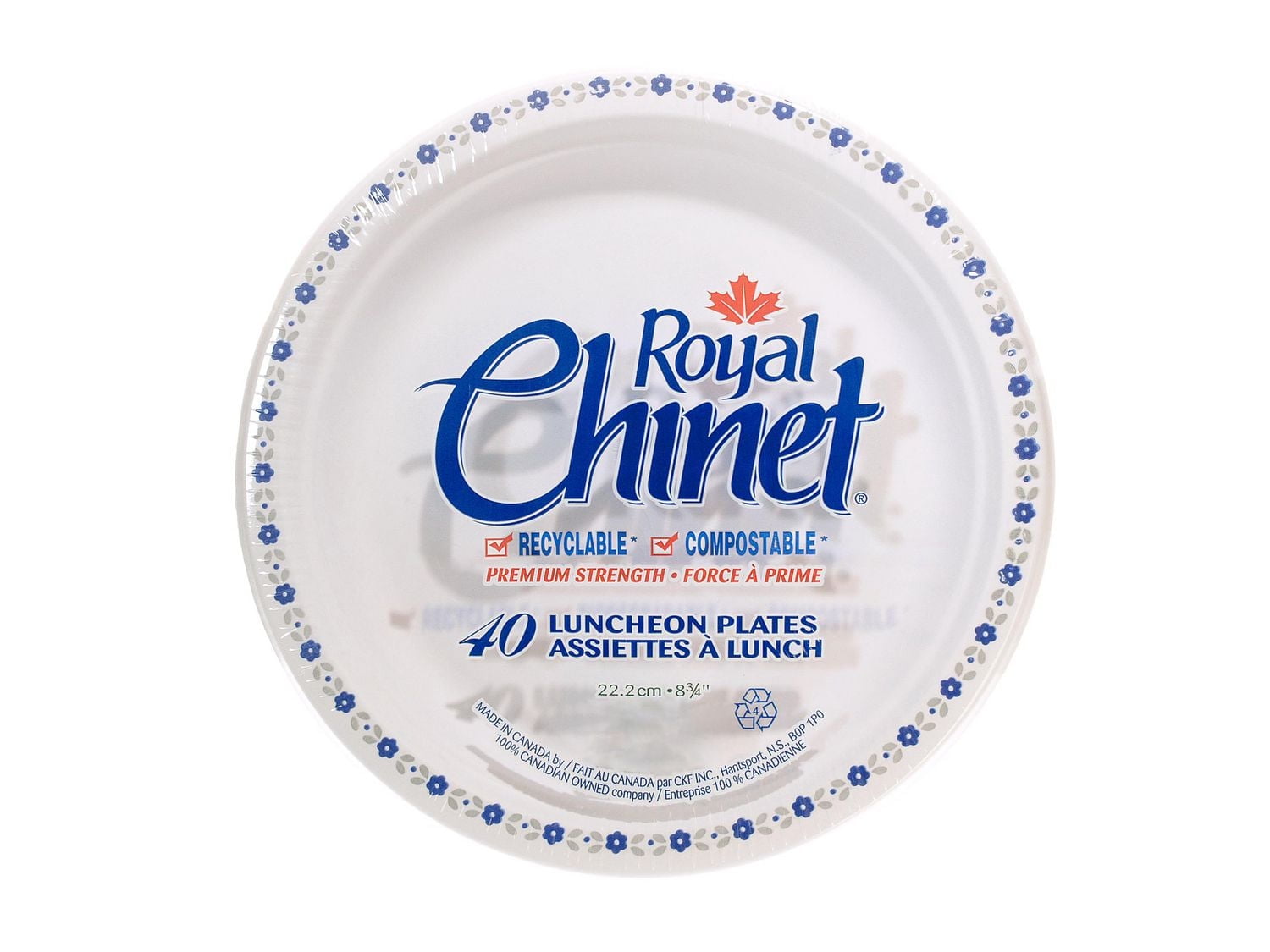 Royal Chinet Luncheon Plate