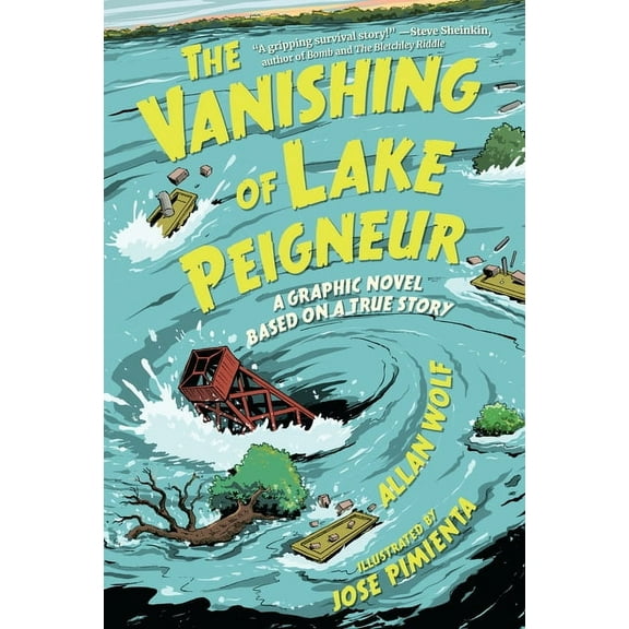 The Vanishing of Lake Peigneur: A Graphic Novel Based on a True Story, (Hardcover)