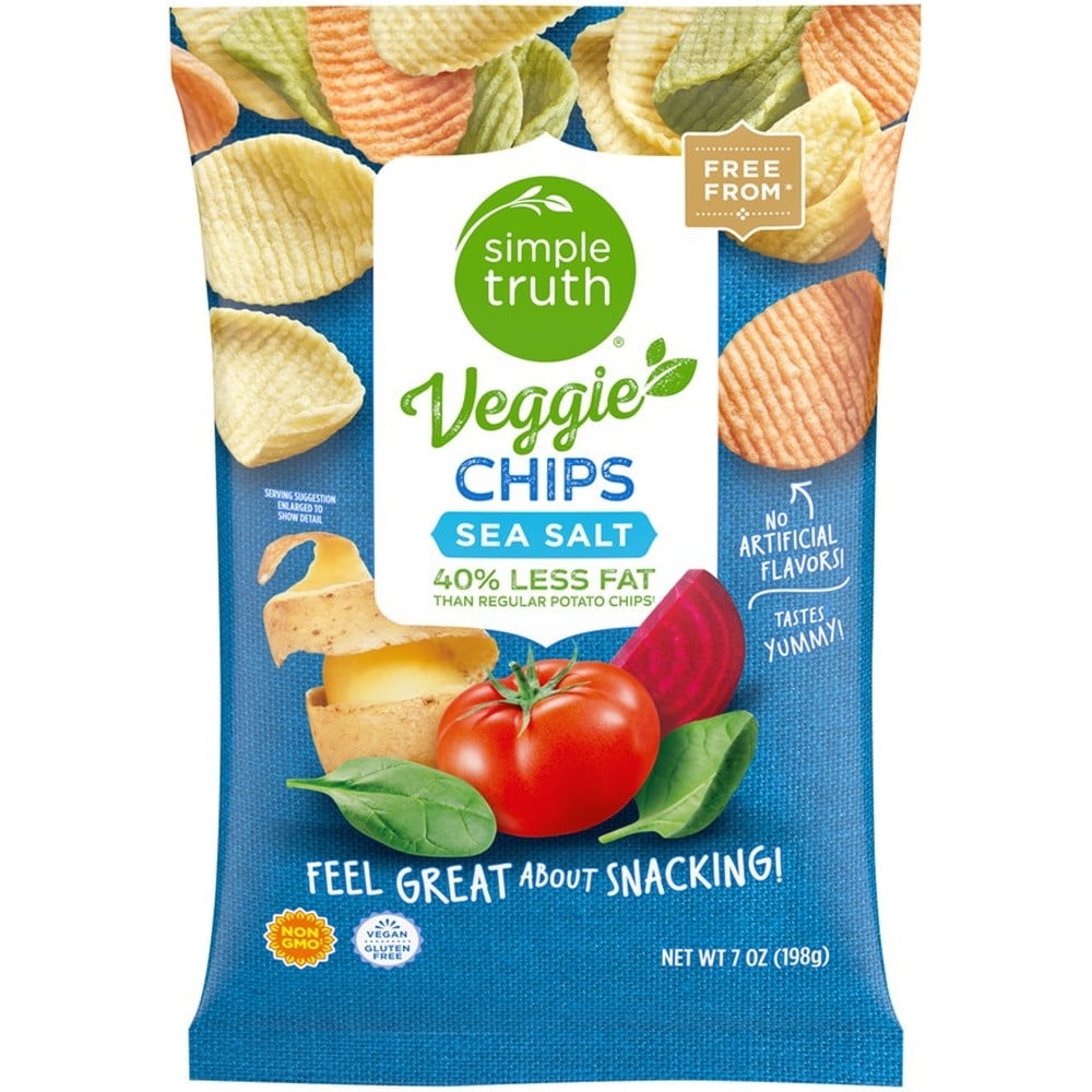 Simple Truth Veggie Chips Sea Salt 7 oz