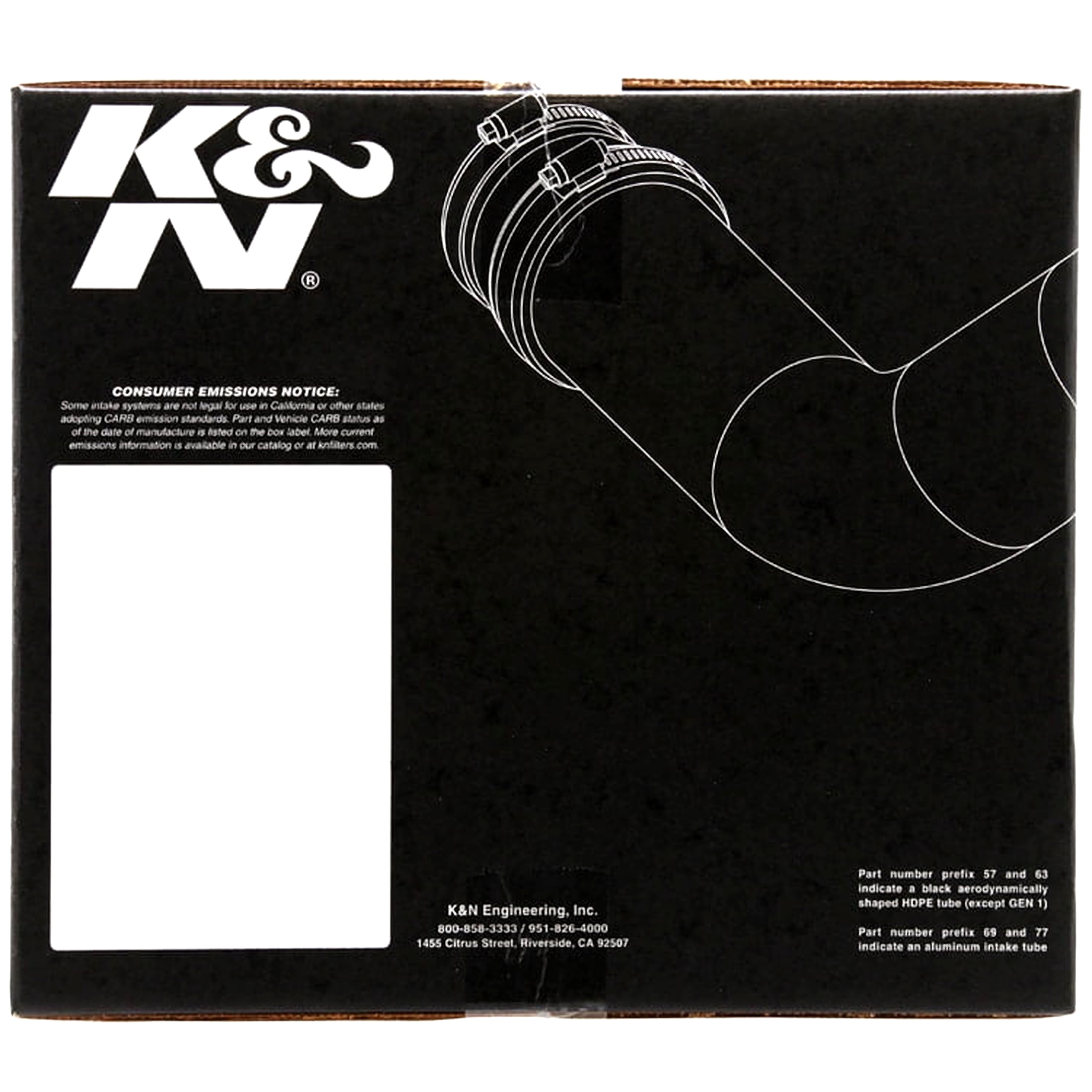 K&N Typhoon Cold Air Intake System: Easy Installation, Engineered to Maximize Airflow, Boost Horsepower & Torque, 69-9508T