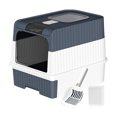 thumbnail image 2 of BotaniNest Cat Litter With Drawer PP Cat Litter With Filter And Shovel Enclosed Hygiene, 2 of 6