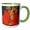 Green/White, variant on 3drose, a Point in Every Direction Woman Hands Red Arrows Fine Art, 15oz Two-tone Red Mug