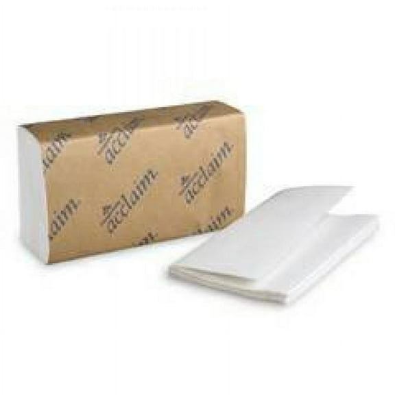 Pacific Blue Basic Single-Fold Paper Towel, 9.25 x 10.25 Inch, White, 16 Count