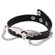 thumbnail image 4 of Trendy Punk Spike Rivet Leather Women Choker Bell Pentagram Harajuku Collar Necklaces Handmade Boho Gothic Girl Collier Jewelry, 4 of 5