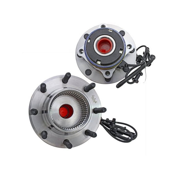 Front Wheel Hub Assembly Set - Compatible with 1999 - 2004 Ford F-350 Super Duty 2000 2001 2002 2003