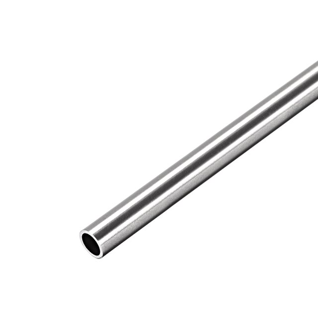 Tubo recto sin costura de acero inoxidable 304 de Uxcell de 7 mm x 0.8 mm x 250 mm