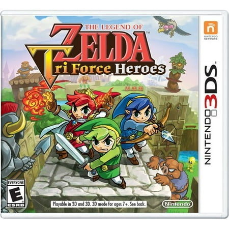 The Legend of Zelda: Tri-Force Heroes, Nintendo, Nintendo 3DS, (Best Handheld Zelda Games)