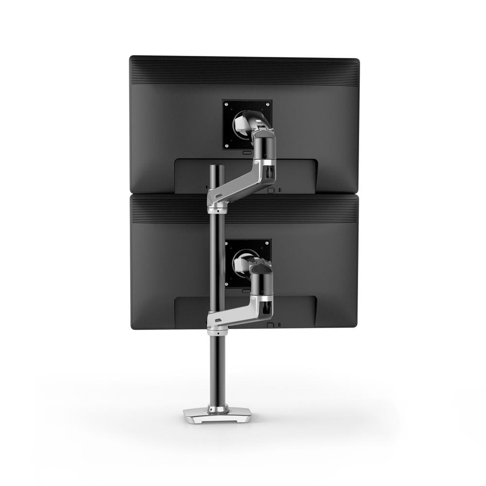 Ergotron LX Dual Stacking Arm Tall Pole (Polished Aluminum