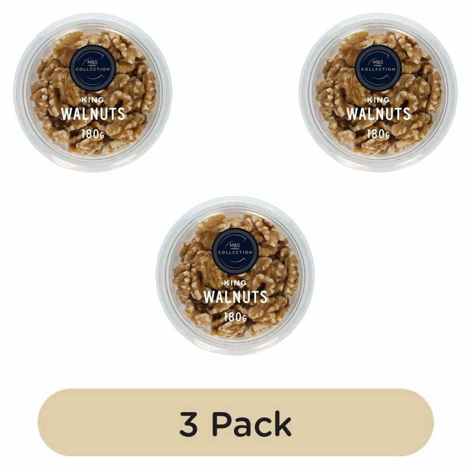 M&S Collection King Walnuts 180g, British Import (Pack of 3)