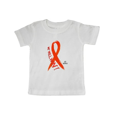

Inktastic We Will Win! AIDS Awareness with Red Ribbon Gift Baby Boy or Baby Girl T-Shirt