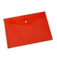 thumbnail image 4 of Matsuzay 10 unids/set organizador de carpetas transparente impermeable para documentos almacenamiento portátil transparente rojo transparente Type2 NO2, 4 of 6