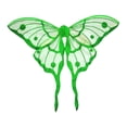 thumbnail image 2 of Disfraz de alas de mariposa, accesorios de cosplay para disfraces de hadas, foto de alas de hada Verde, 2 of 9