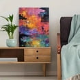 thumbnail image 5 of QISVANSET Abstract Textured Oil Painting Canvas Wall Art 15.75x11.81 Inches, 5 of 5