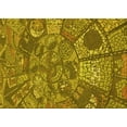 thumbnail image 1 of Ahgly Company Indoor Rectangle Patterned Bee Yellow Area Rugs, 2' x 4', 1 of 6
