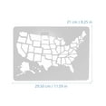 thumbnail image 5 of OUNONA Wall Paint Stencil for Drawing with Beige Plastic Map Template Large Designs for Home Office Shop Decor, 5 of 8