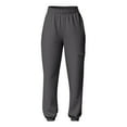 thumbnail image 6 of Women's Zippered Pocket Sweatpants, Elastic Waist Casual Lounge Pants with Side Pockets, Comfortable Pull-On Joggers for Home Wear and Daily Activities Dark Gray S, 6 of 7