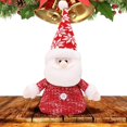 thumbnail image 4 of Muñeco de peluche navideño, muñeco de nieve, muñeco de nieve de punto, muñeco de nieve de Papá Noel con luz, adorno navideño para sala de estar, dormitorio, 4 of 4