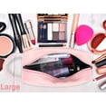 thumbnail image 3 of Large Makeup Bag for Women, Portable Toiletry Bag, Waterproof Travel Cosmetic Bag, Multifunction New Organizer Navy Rose, 3 of 5