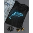 thumbnail image 3 of Neon Dolphin Shaped T-Shirt Women -Image by Shutterstock, Female XX-Large, 3 of 4