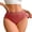 Brick Red, variant on MEICHEN Solid High Waisted Boxer Briefs for Women Breathable Knitted Sports Panties Fashion Casual Seamless Underwear