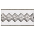 thumbnail image 3 of Authentic Hotel and Spa Turkish Cotton Diamonds Embroidered Dark Grey 2-piece Bath Towel Set, 3 of 3