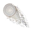 thumbnail image 4 of Campanas de viento de plumas beige decorativas vintage hermosas y robustas campanillas de viento hechas a mano para balcón, 4 of 8