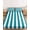 Turquoise, variant on Full Size Fitted Sheet Set - Teal Striped 3 Piece Bedding Sets 16" Deep Pocket Fitted Sheet with 2 Pillowcases Simple Art Vertical Stripe Farmhouse Brushed Microfiber Hotel Luxury Bed Sheets