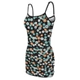 thumbnail image 5 of Ladies Elegant Sling Sleeveless Sexy Dress flowers, 5 of 6