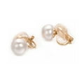 thumbnail image 4 of Yoursfs Clip on Pearl Small Earrings for Women Simple Non Pierced Stud Gold Plated Jewelry Gifts, 4 of 5