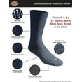 thumbnail image 3 of Dickies Men's 6 pairs Dri-Tech Max Cushion Crew Socks, Sizes 6-12, Uniform Navy, 3 of 3