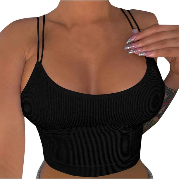 Chaleco estampado a la moda para mujer blusa sin mangas sólida tirantes Tops Pompotops lopia999420
