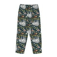 thumbnail image 5 of Goofa Cute Sloth Printed Soft Pajama Pants for Women, Wide Leg Comfy Casual Lounge Yoga Pants-X-Large, 5 of 9