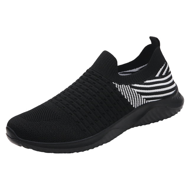 DXOUPM Chaussures à Enfiler pour Femmes Espadrilles Légères et Confortables Chaussures Plates de Marche Sorties