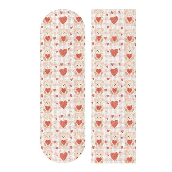 33.1" x 9.1" Tape Skateboard Scooter Grip Tape Skateboard Griptape Sheet Cute Bear Pattern