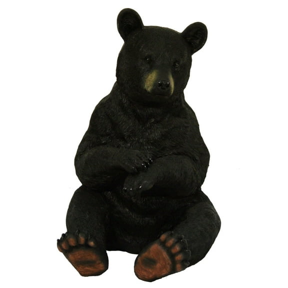 Hi-Line Gifts 20" Bear Sitting Outdoor Garden Statue