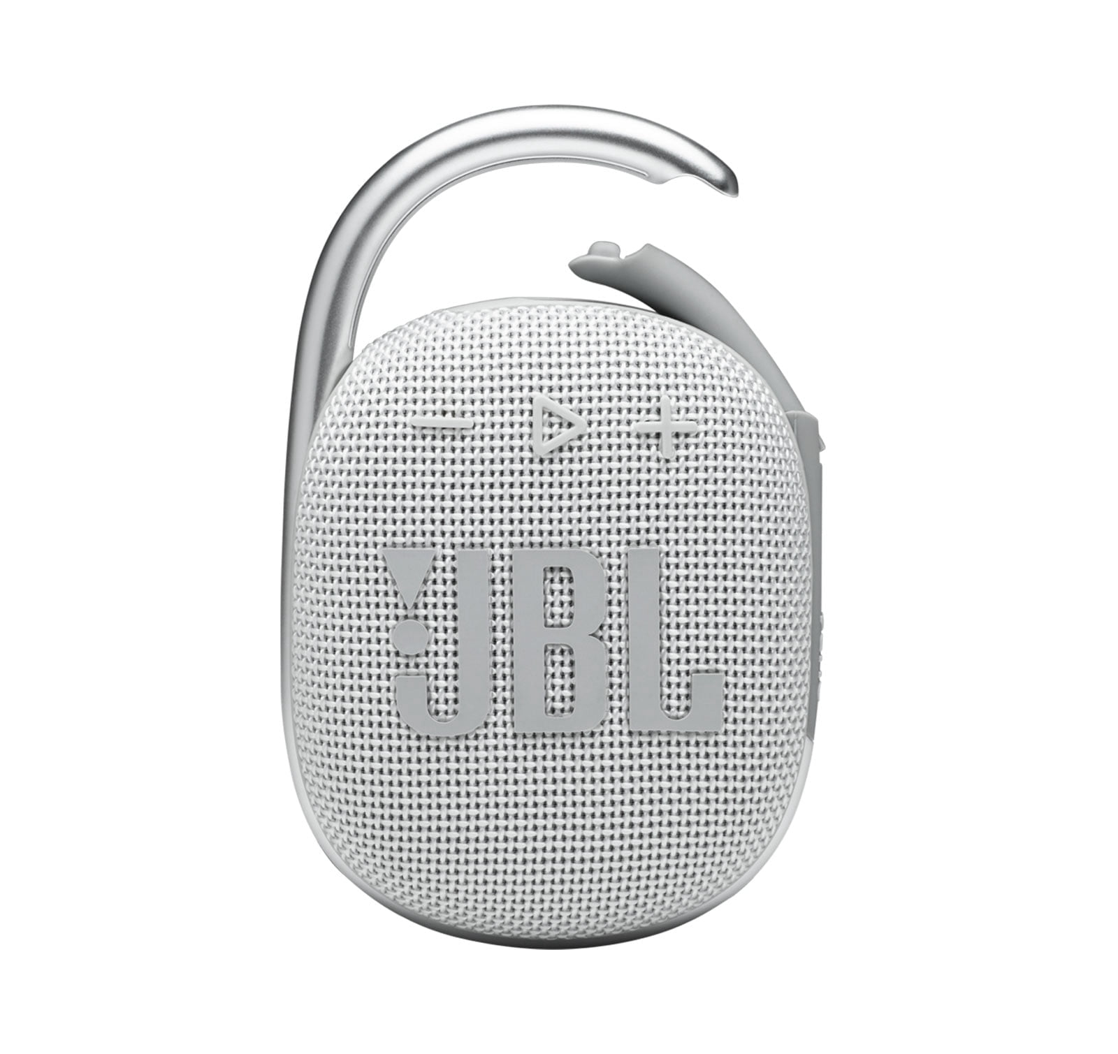 Restored JBL Clip 4 Bluetooth Portable Speaker, White (Refurbished)