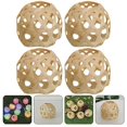 thumbnail image 3 of 4pcs Retro Small Bamboo Lampshade Rustic Lamp Shade Replacement Small Lamp Cover, 3 of 3