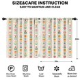 thumbnail image 2 of Blackout Kids Curtains,Pioneer Flower Childrens Insulated Curtains Set Of 2,Bedroom Essentials,Toddler Room Decor 52x63in(132x160cm), 2 of 4